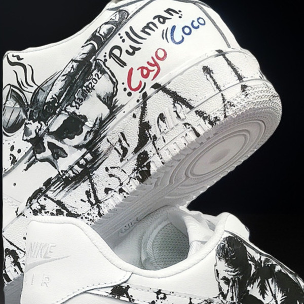 man- custom- shoes- nike- air- force- sneakers- white- black- art 6.png