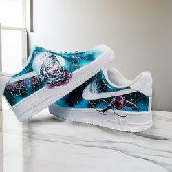 man custom shoes air force 1, luxury sexy, gift, white, black, sneakers, space, customization personalized gift, BBC 1