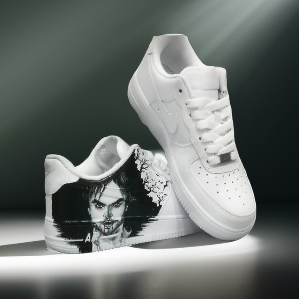 custom -shoes - unisex- sneakers- nike air force- handpainted- wearable- art  7.jpg