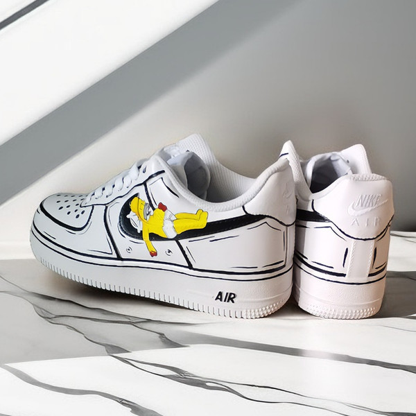 custom -shoes - man- sneakers- nike air force- handpainted- wearable- art- Simpsons 6.png