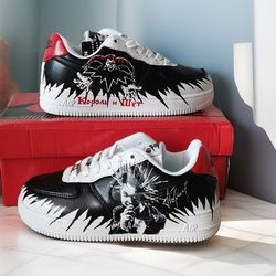 custom shoes air force 1,unisex shoe, gift, white, black, customization sneakers , personalized gift, design rock art