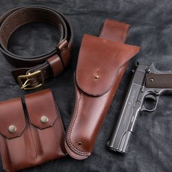 Colt 1911 M1912 Style Holster | Vintage Look | Retro Style | Unique Design | Handmade | Made To Order