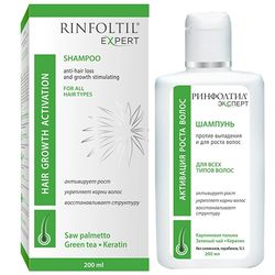 Rinfoltil Expert Shampoo with peptides anti-hair loss and growth stimulating for all hair types 200ml / 6.76oz