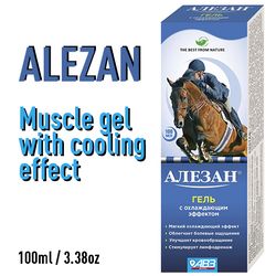 Alezan Gel with cooling effect 100ml / 3.38oz