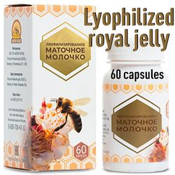 Lyophilized royal jelly 60 capsules