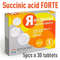Succinic acid FORTE 400mg 5pcs x 30 tablets by Vitamir