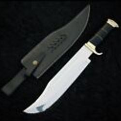 custom handmade D2 steel hunting survival knife black horn handle gift for him groomsmen gift wedding anniversary