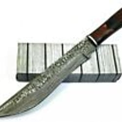 custom handmade damascus steel bowie hunting knife resin wood handle gift for him groomsmen gift wedding anniversary
