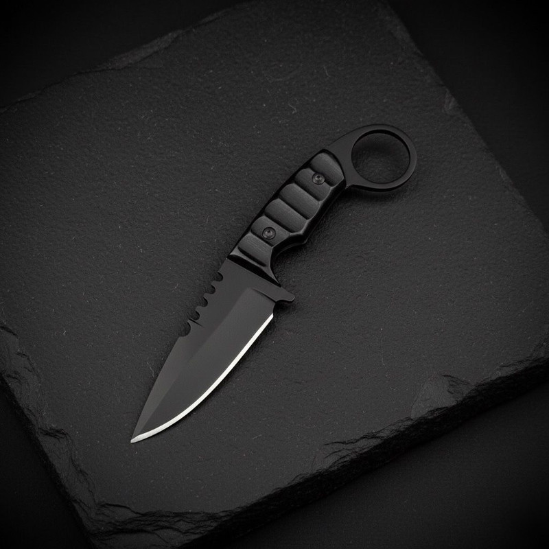 SCK19 CUSTOM HAND MADE 3V STEEL SKINNER KNIFE WITH G10 SHEATH HANDLE WITH PURE LEATHER SHEATH 0