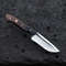SCK20 CUSTOM HAND MADE 3V STEEL SKINNER KNIFE WITH ROSE WOOD HANDLE WITH PURE LEATHER SHEATH 0