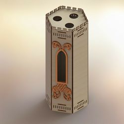 layout for laser cutting hexagonal wine box cdr dxf cnc models laser drawing sketch