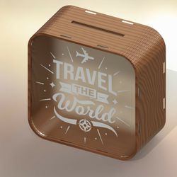 layout for laser cutting a set of two piggy banks cdr dxf cnc models laser drawing sketch