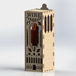 layout for laser cutting a set of two wine boxes for 3 and 4 mm cdr dxf cnc models laser drawing sketch