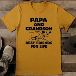 Papa And Grandson Best Friends For Life Tee