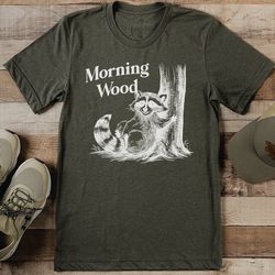 morning wood tee
