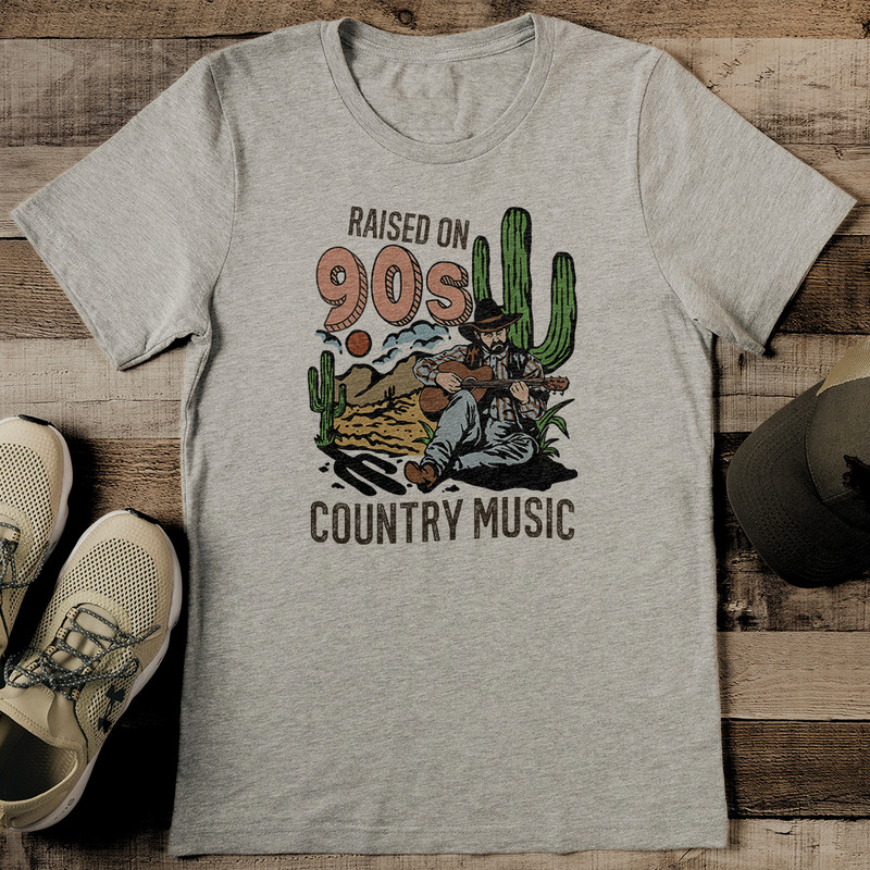 Raised On Country Music Tee 1