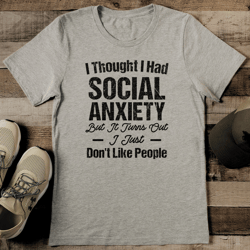 i thought i had social anxiety but it turns out tee