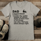 Dad Noun Holder The Wallet Keeper Of Advice Tee 1