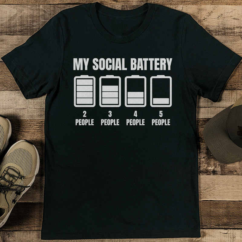 My Social Battery Tee 1