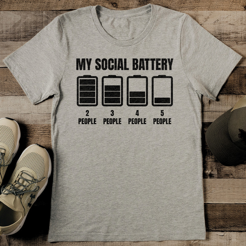 My Social Battery Tee 2