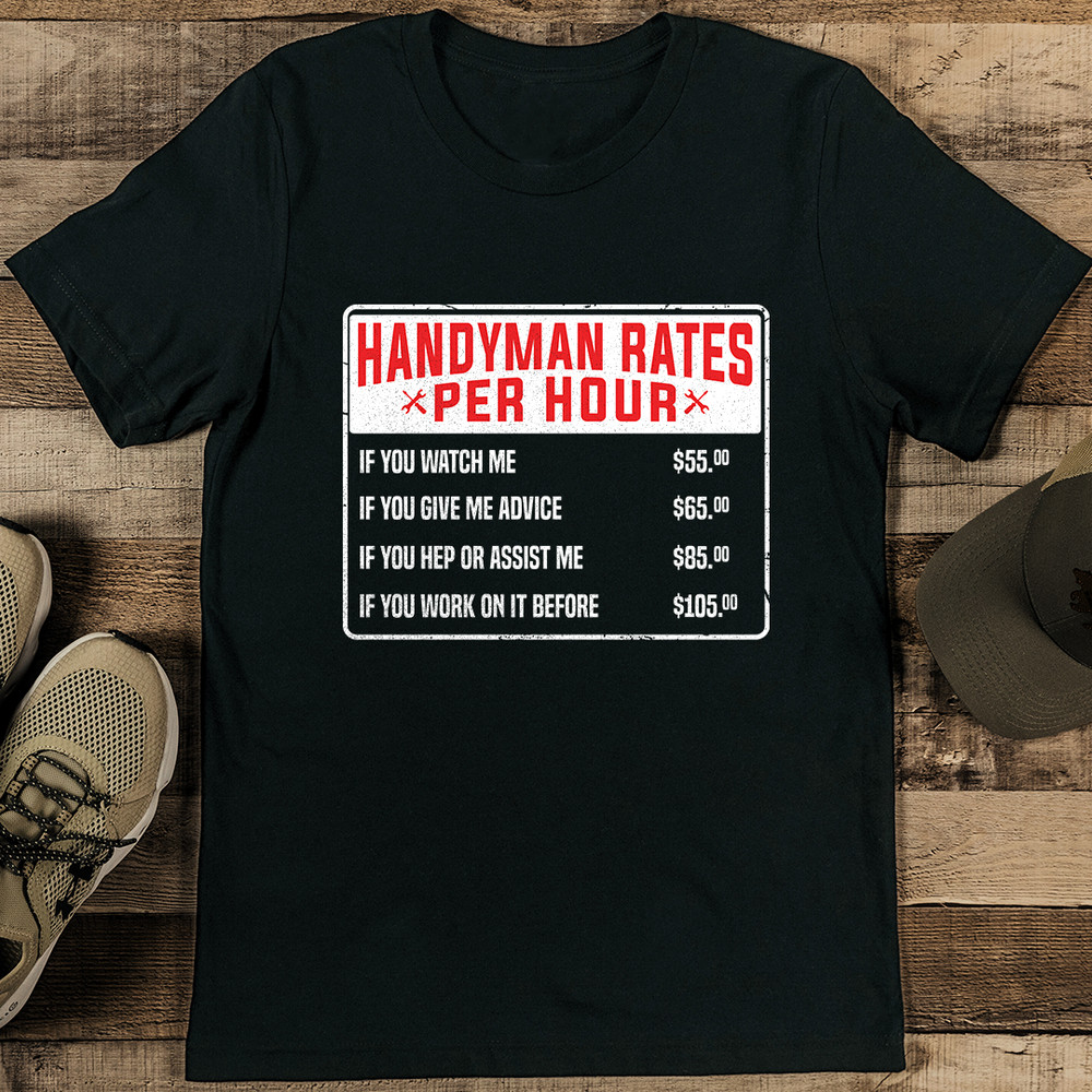 Handyman Rats Per Hour Tee 2