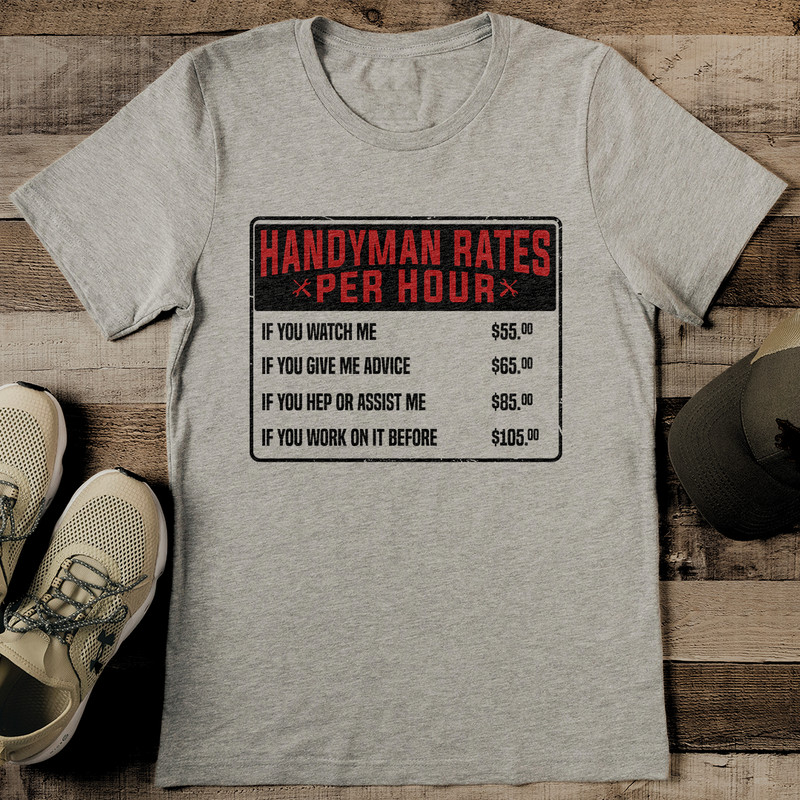 Handyman Rats Per Hour Tee 0