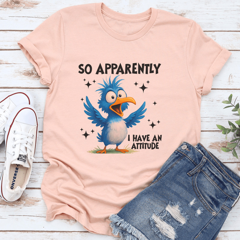 So Apparently I Have An Attitude Tee 3