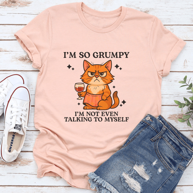 Im So Grumpy Im Not Even Talking To Myself Tee 3