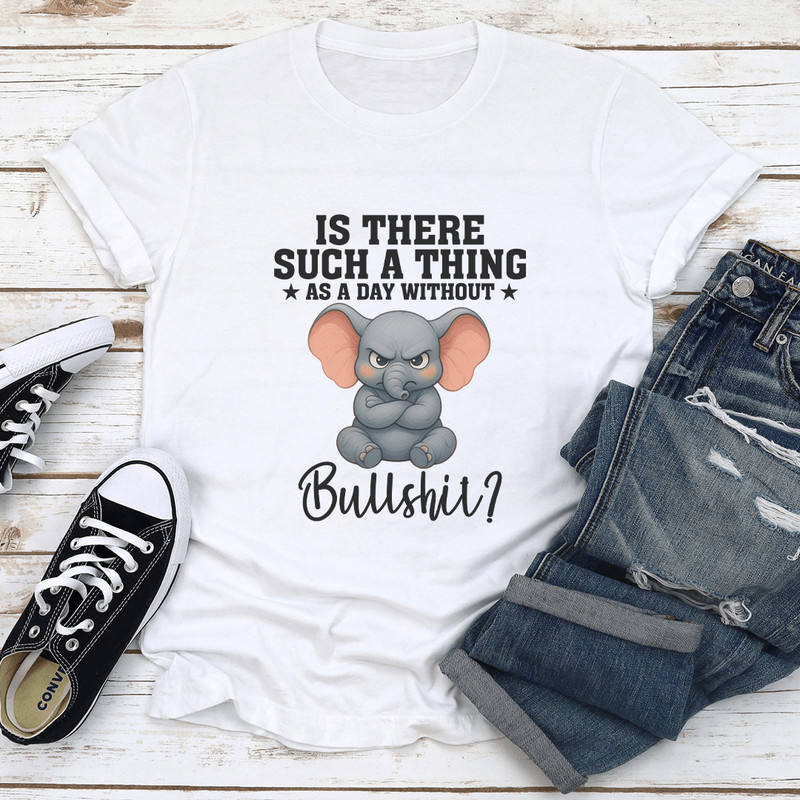 Is There Such A Thing As A Day Without Bullshit Tee 0