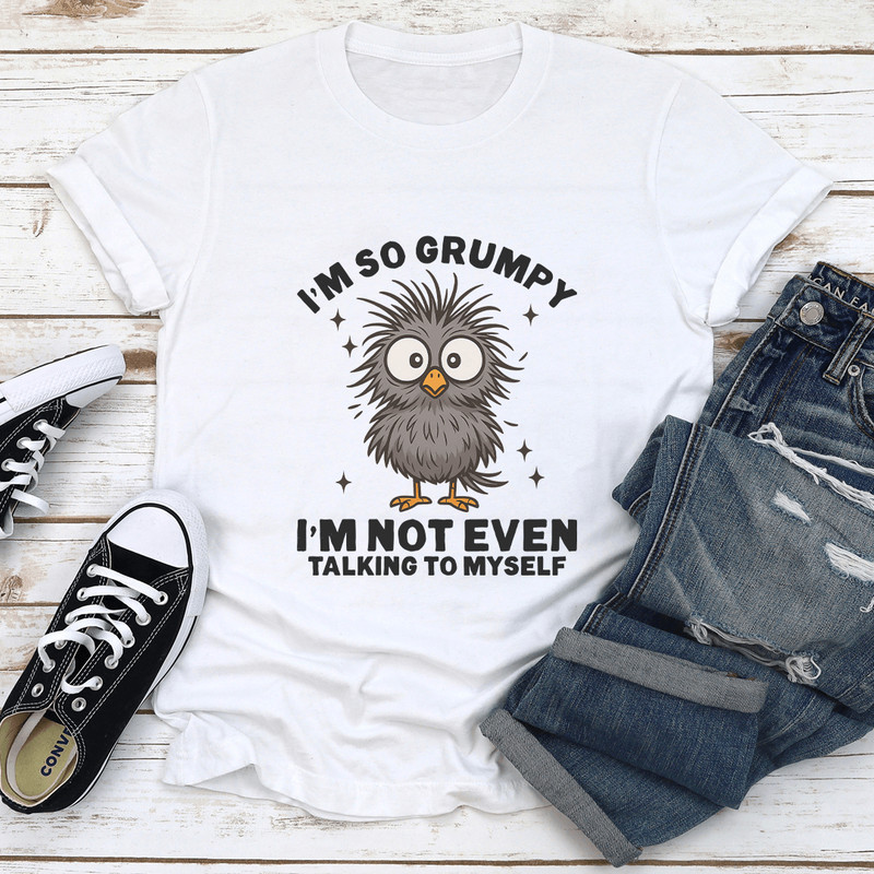 Im So Grumpy Im Not Even Talking To Myself Tee 1