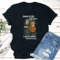Behind Every Great Man Is A Great Woman Rolling Her Eyes Tee 2