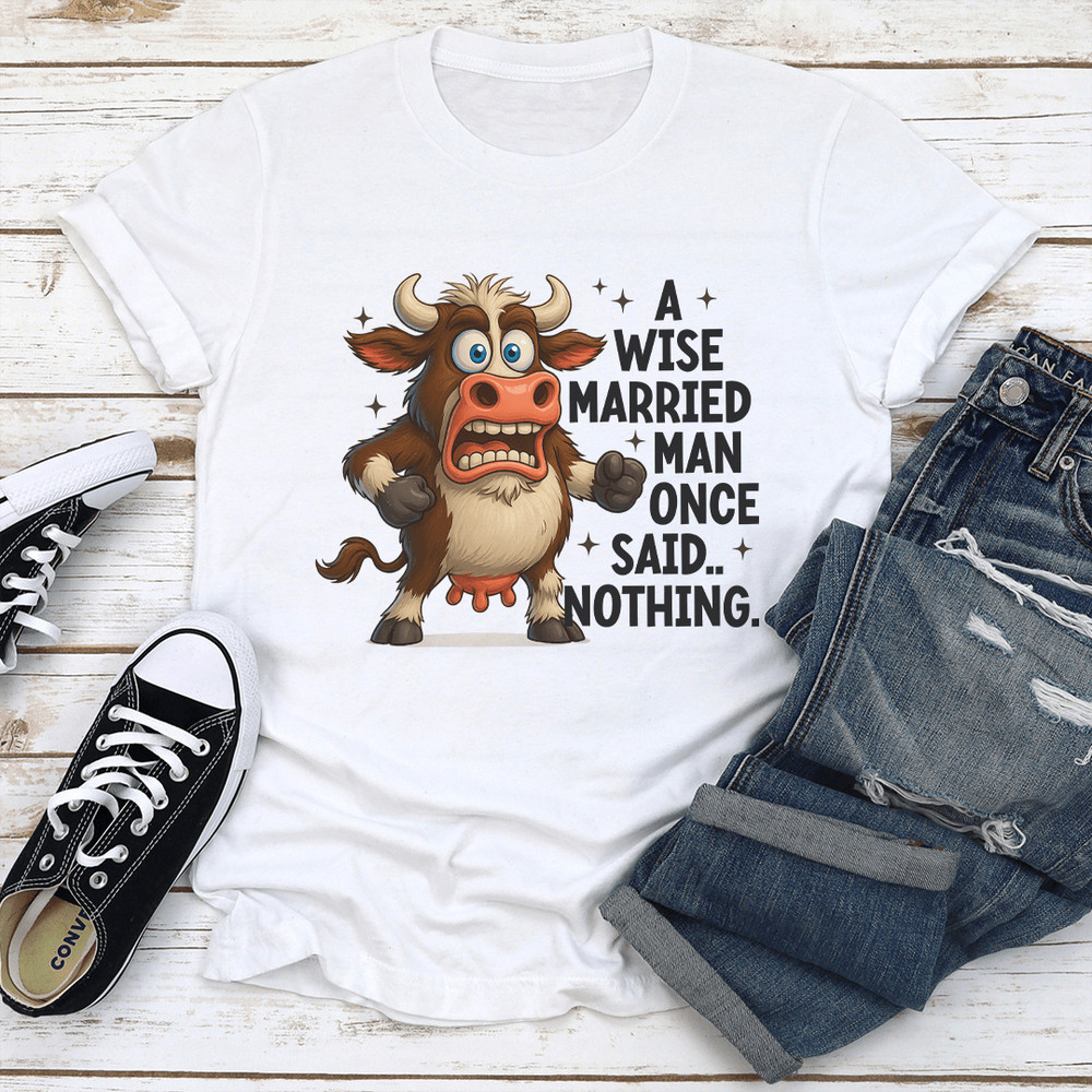 A Wise Married Man Once Said Nothing Tee 1