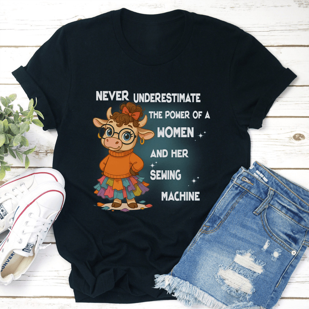 Never Underestimate The Power Of A Women Tee 2