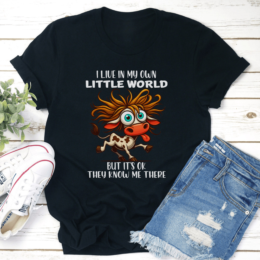 I Live In My Own Little World Tee 3