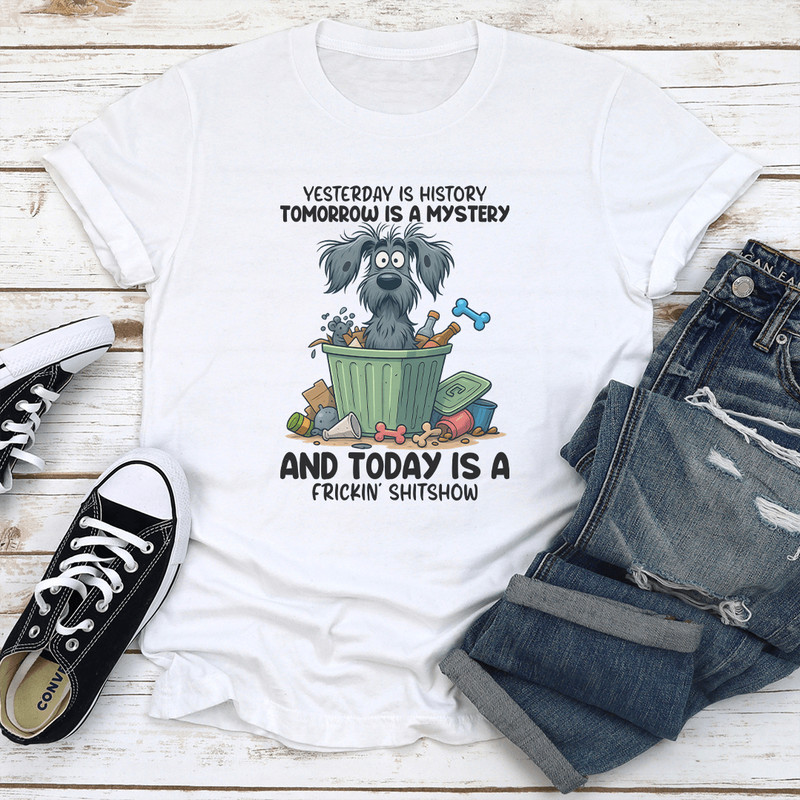 Yesterday Is History Tomorrow Is A Mystery Tee 0