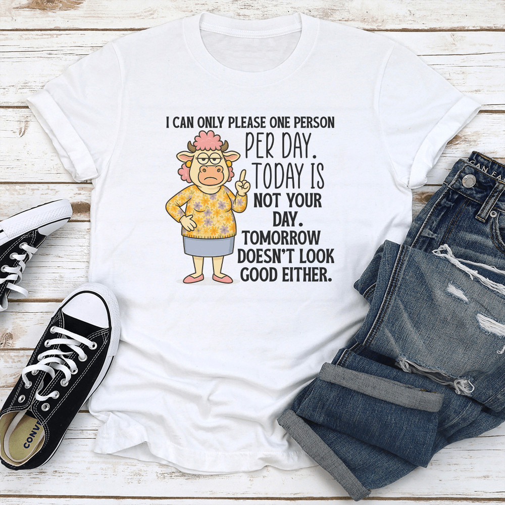 I Can Only Please One Person Per Day Tee 3