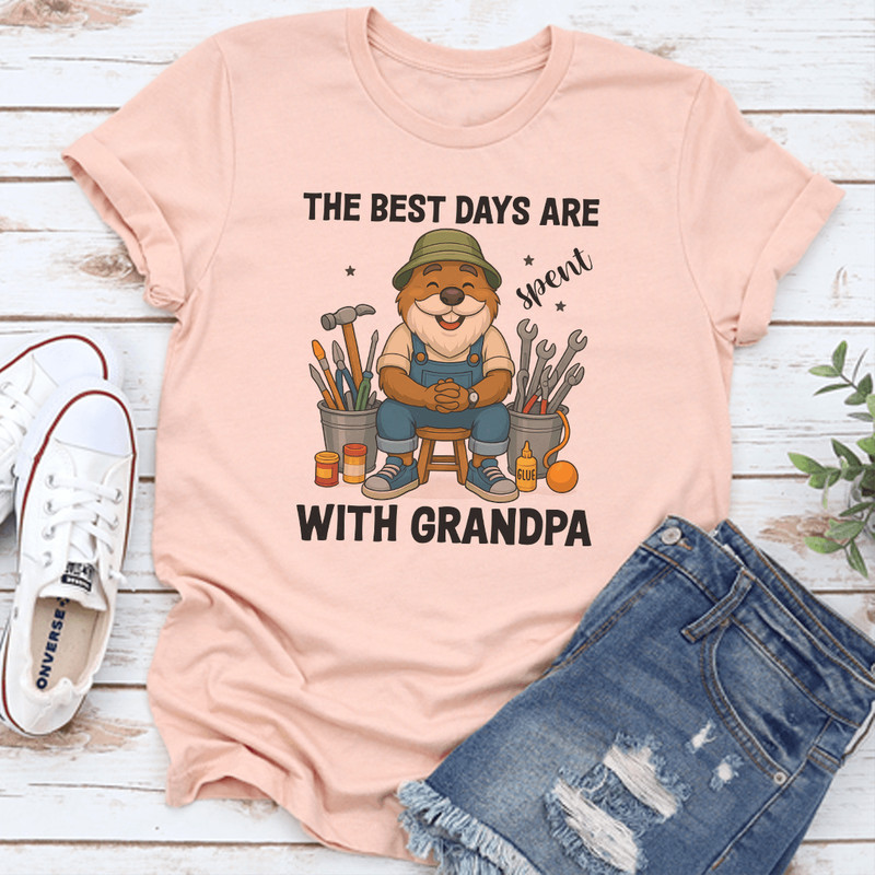 The Best Days Are Spend With Grandpa Tee 2