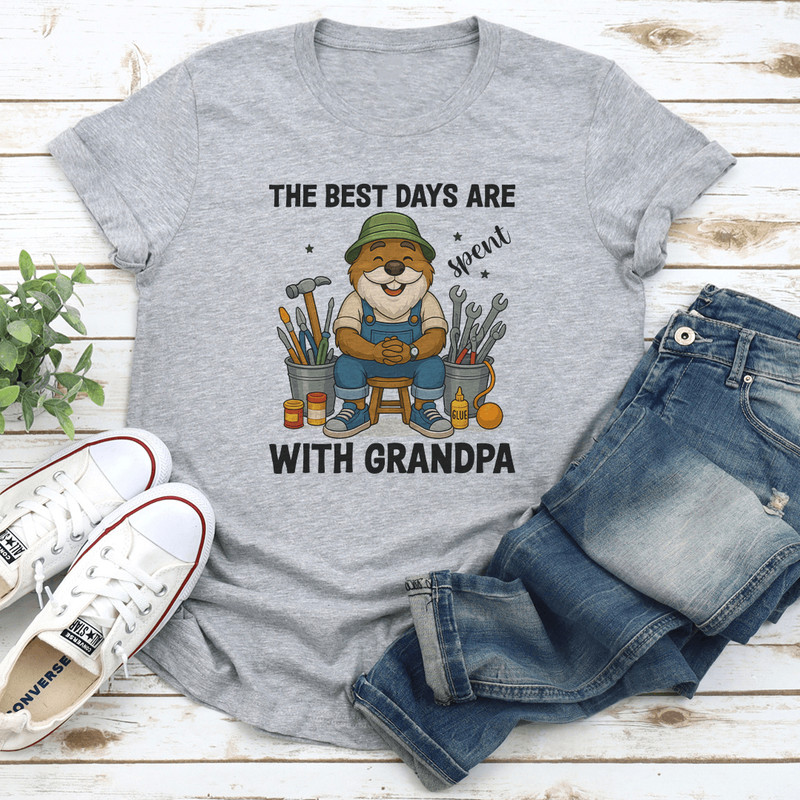 The Best Days Are Spend With Grandpa Tee 3