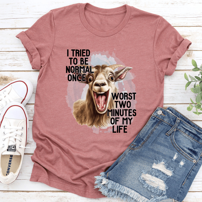 I Tired To Be Normal Once Tee 1