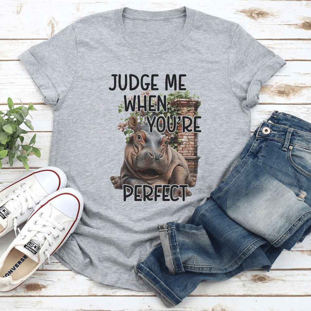 Judge Me When Youre Perfect Tee 1