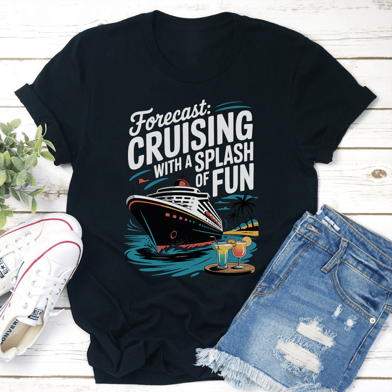 Forecast Cruising With A Splash Of Fun Tee 3