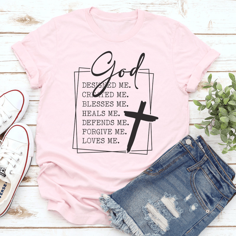 God Designed Me Crimted Me Tee 0