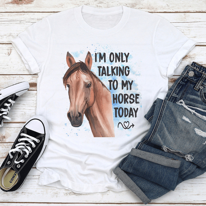 Im Only Talking To My Horse Today Tee 2