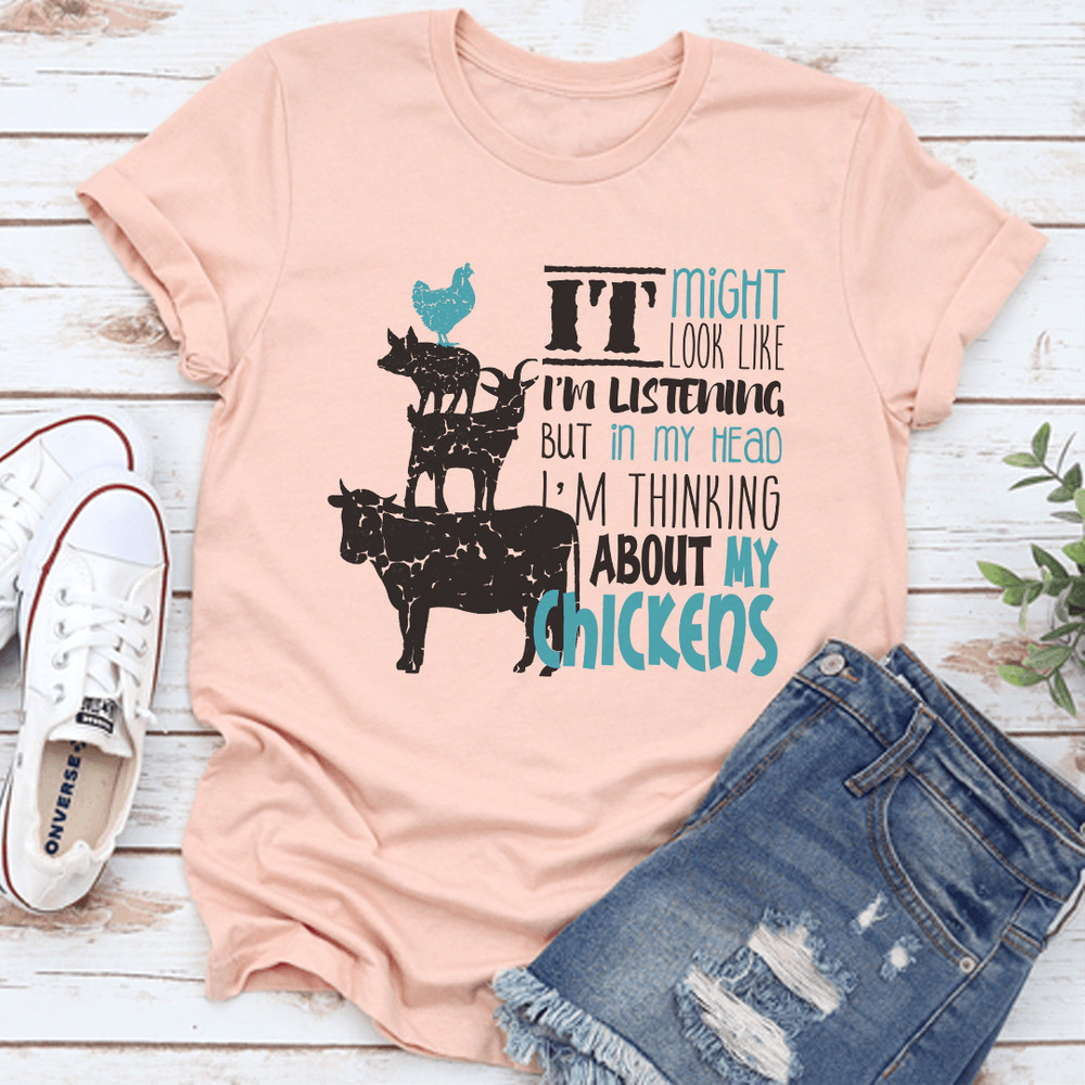 It Might Look Like Im Listening But In My Head Tee 1