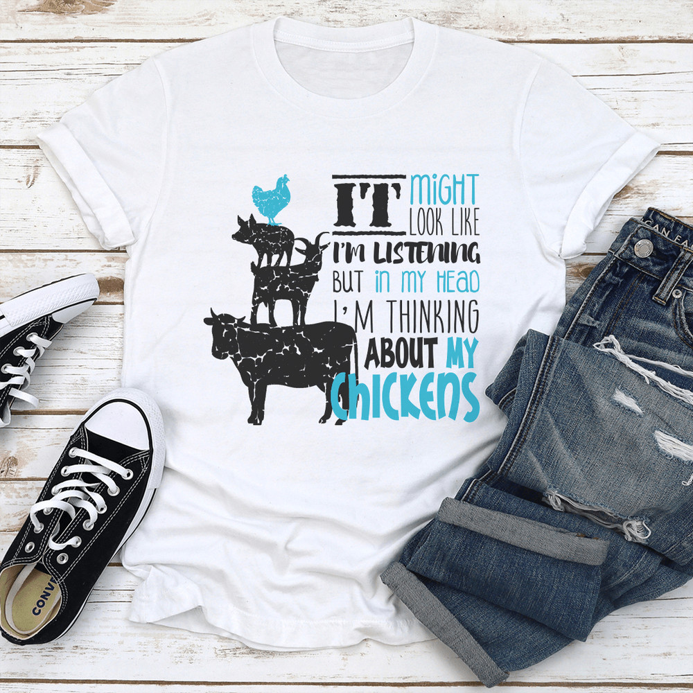 It Might Look Like Im Listening But In My Head Tee 2