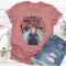 The Road To Inner Peace Is Paved With Coffee And Wine Tee 1