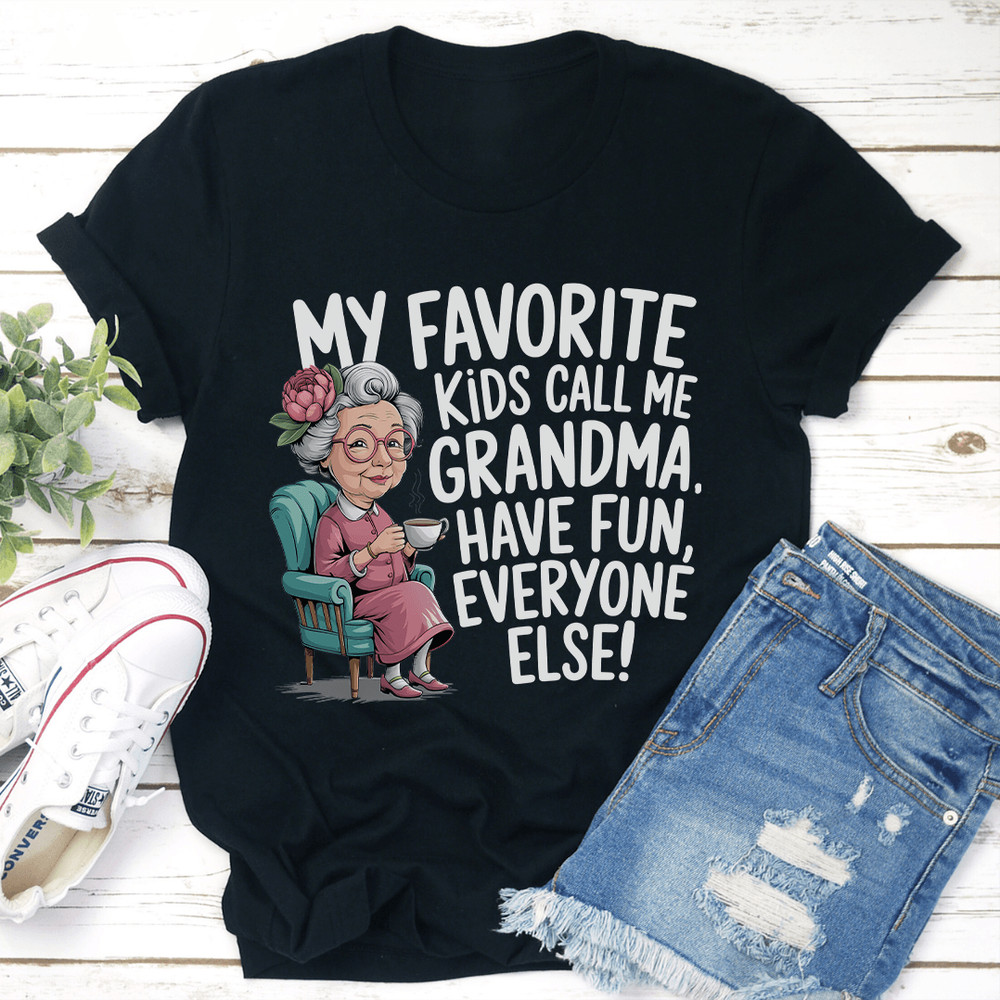 My Favorite Kids Call Me Grandma Tee 2