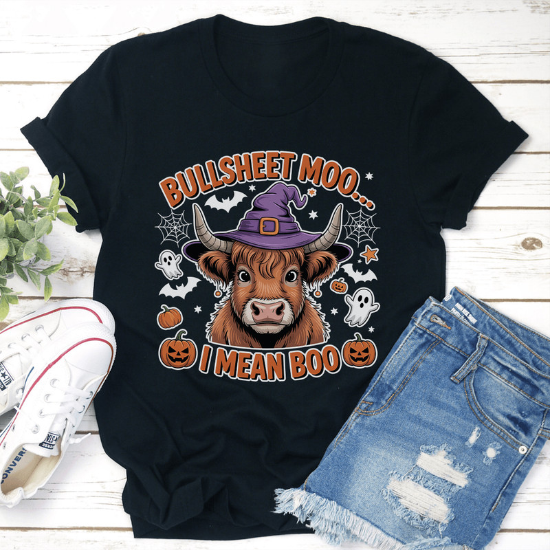 Bullsheet Moo I Mean Boo Tee 1