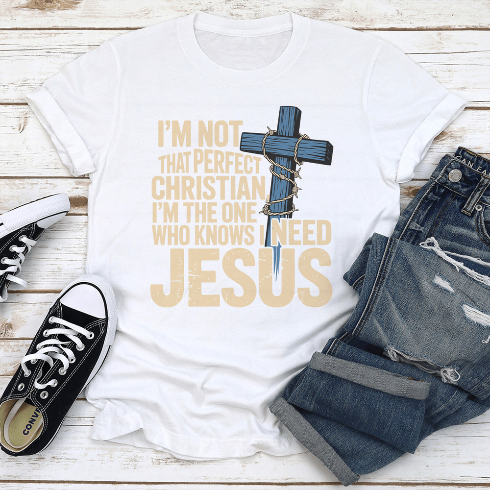 Im Not That Perfect Christian Tee 2