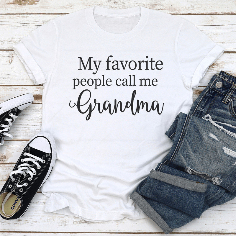 My Favorite People Call Me Grandma Tee 2